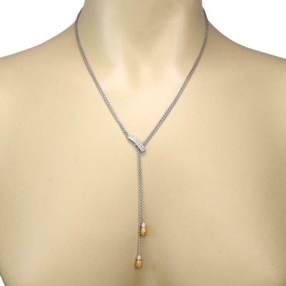 18k Gold 1.00ct White Fancy Yellow Diamond Pendant - Picture 2 of 6